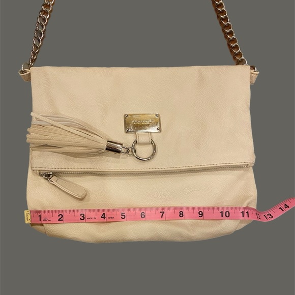 Nine West Off White Fold Over Crossbody Bag - Picture 8 of 9